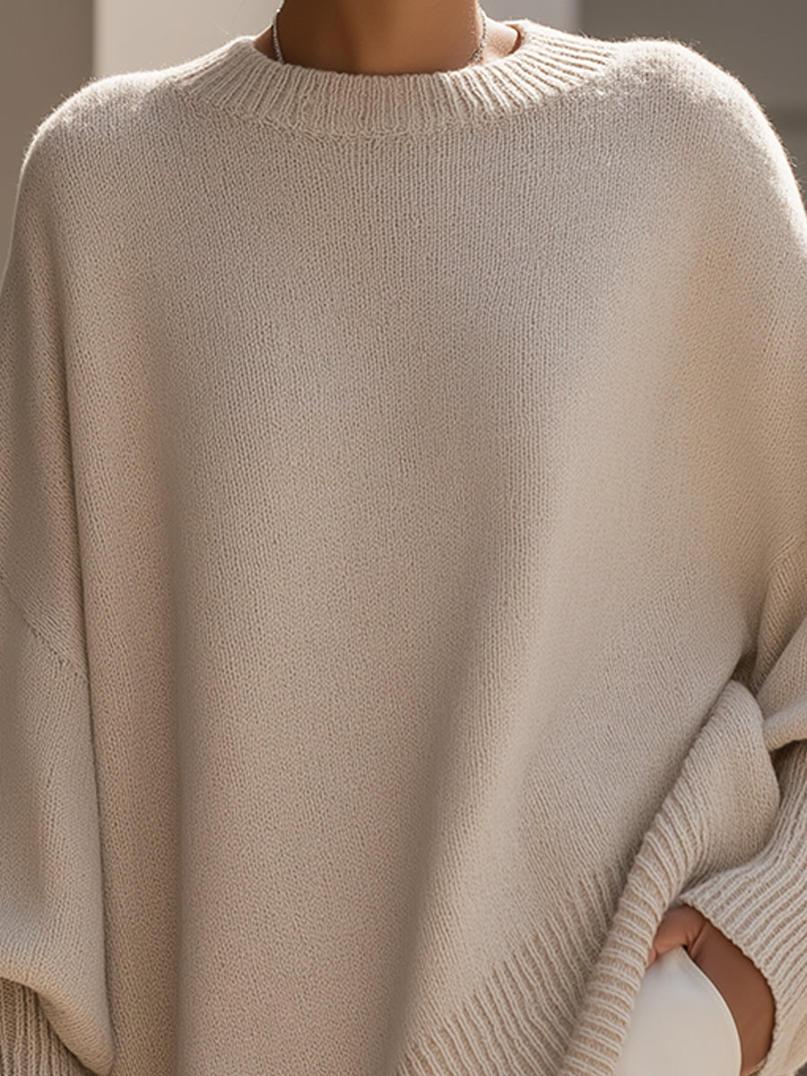 Lucy™ | Luxe soft-touch trui van wolmix – Tijdloos comfort waar je elke dag naar grijpt