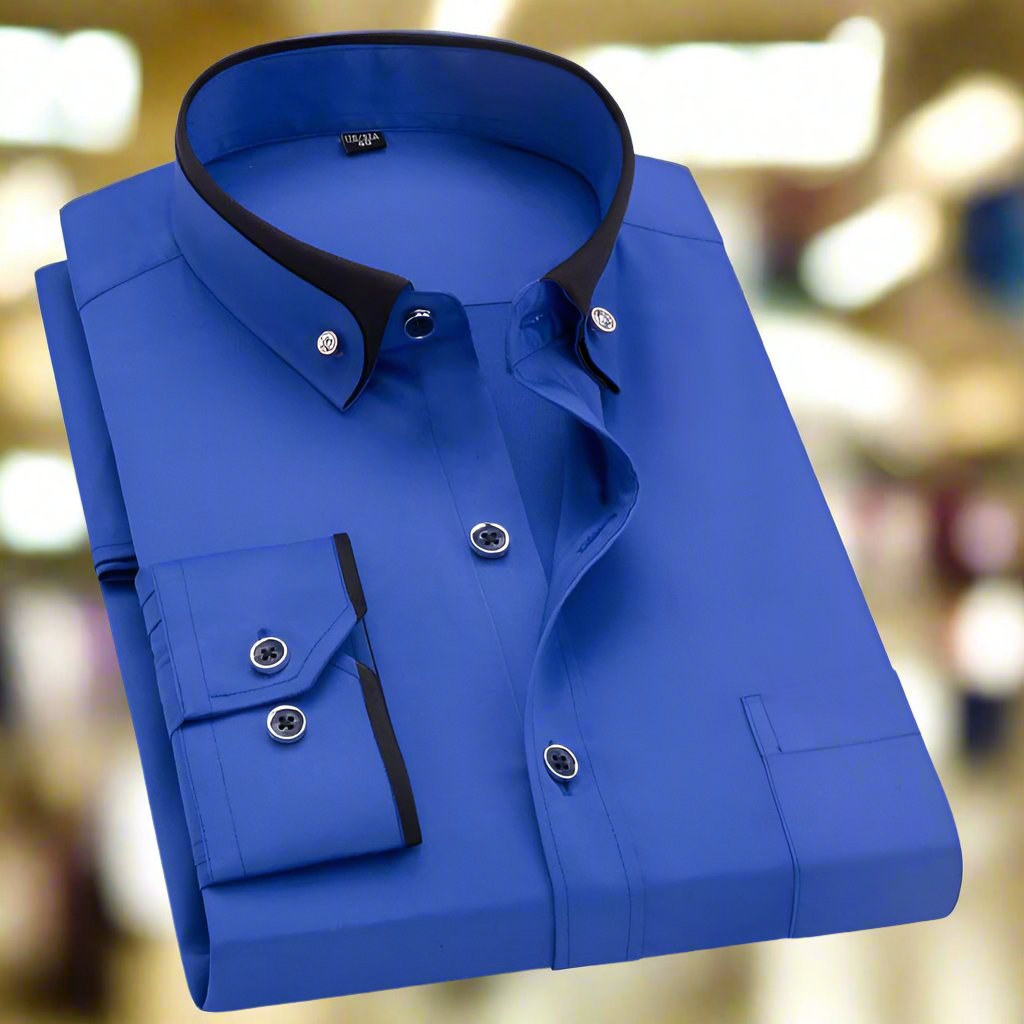 Hugo™ | Premium Klassiek Overhemd – Tijdloze Elegantie & Dagelijks Comfort