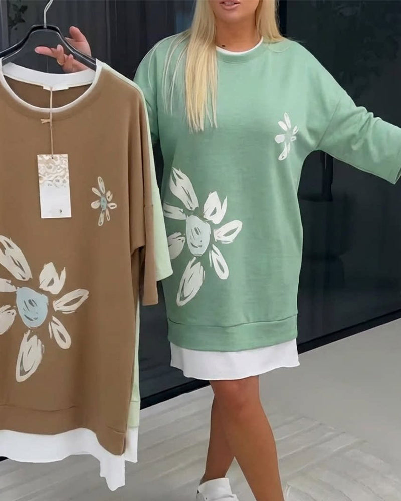 Danique™ | Premium Casual Sweatshirtjurk – Moeiteloze Stijl & Comfort voor Elke Dag