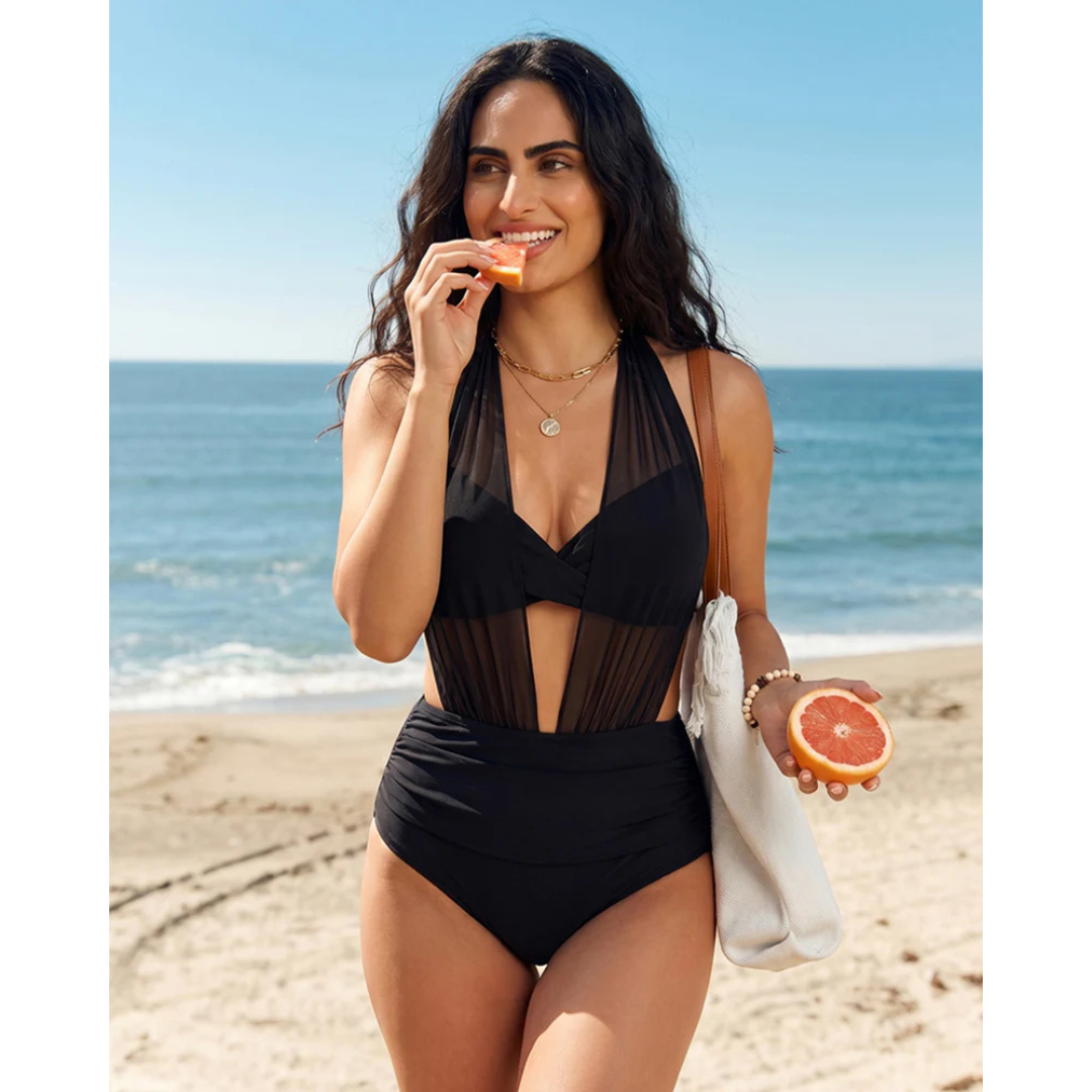 Carice™ | 2-in-1 High-Waist Bikini – Vrouwelijke Veelzijdigheid & Vormgevende Ondersteuning