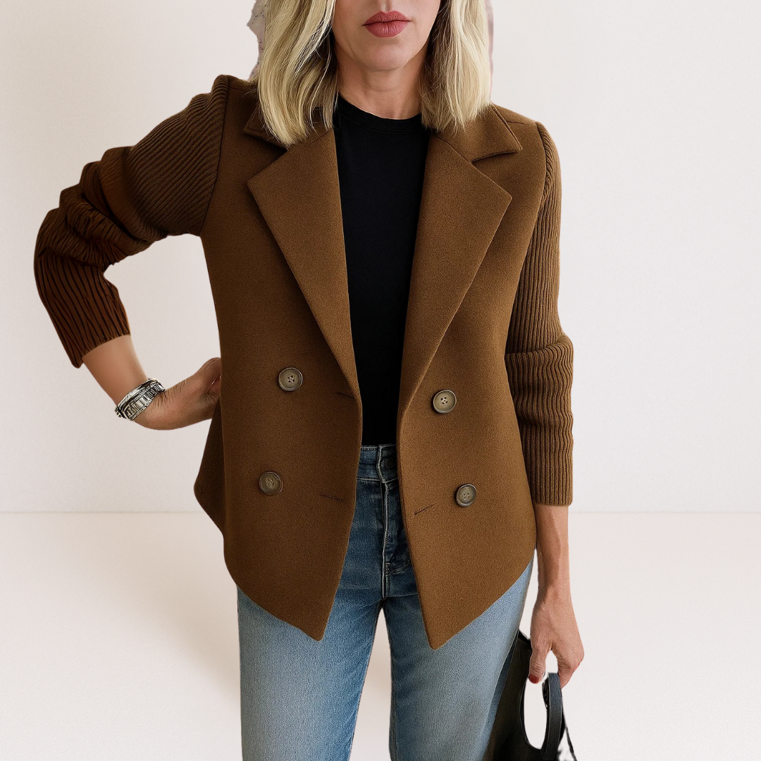 Elena™ | Luxe Double-Breasted Blazer