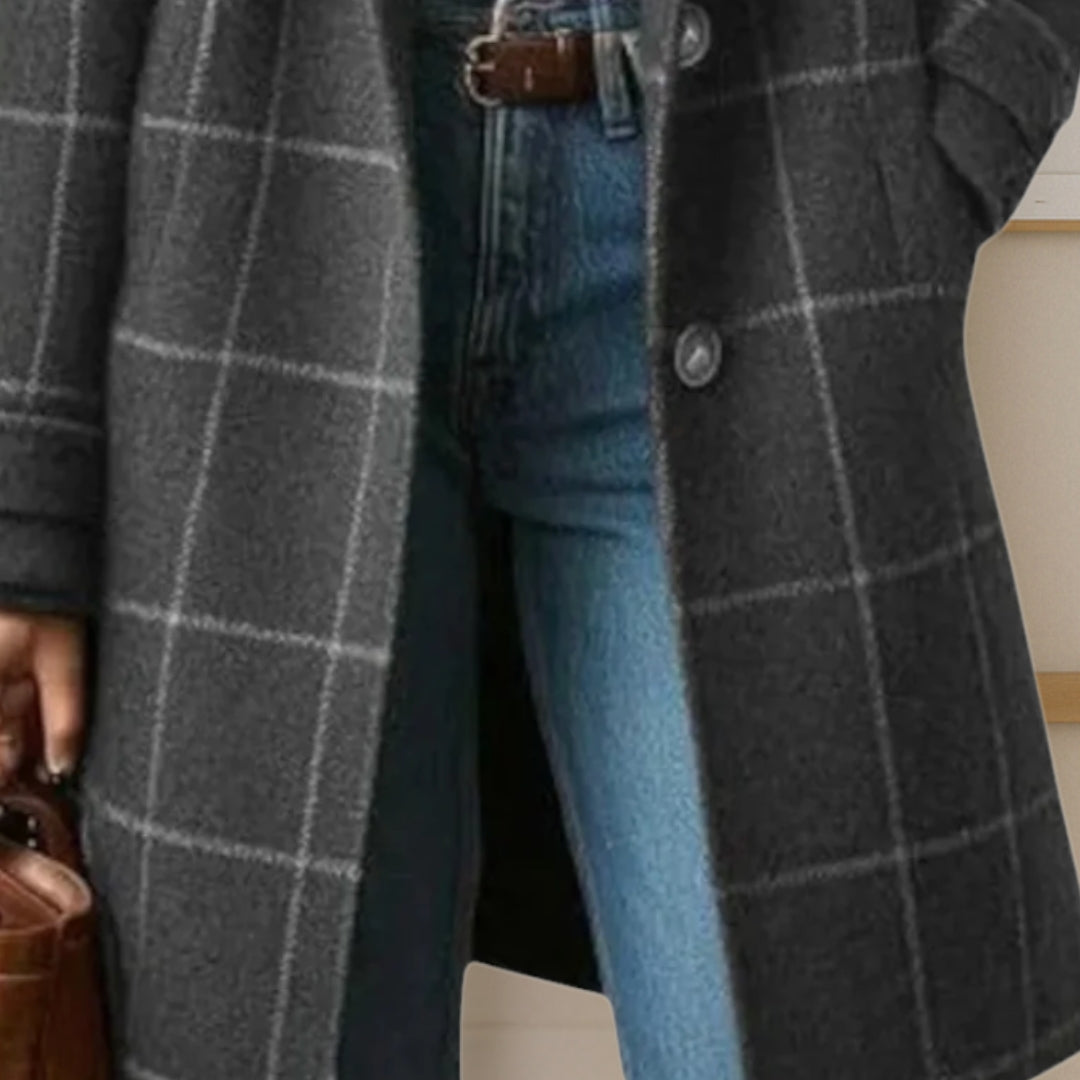 Judith™ | Premium lange winterjas – Elegante warmte en tijdloze verfijning