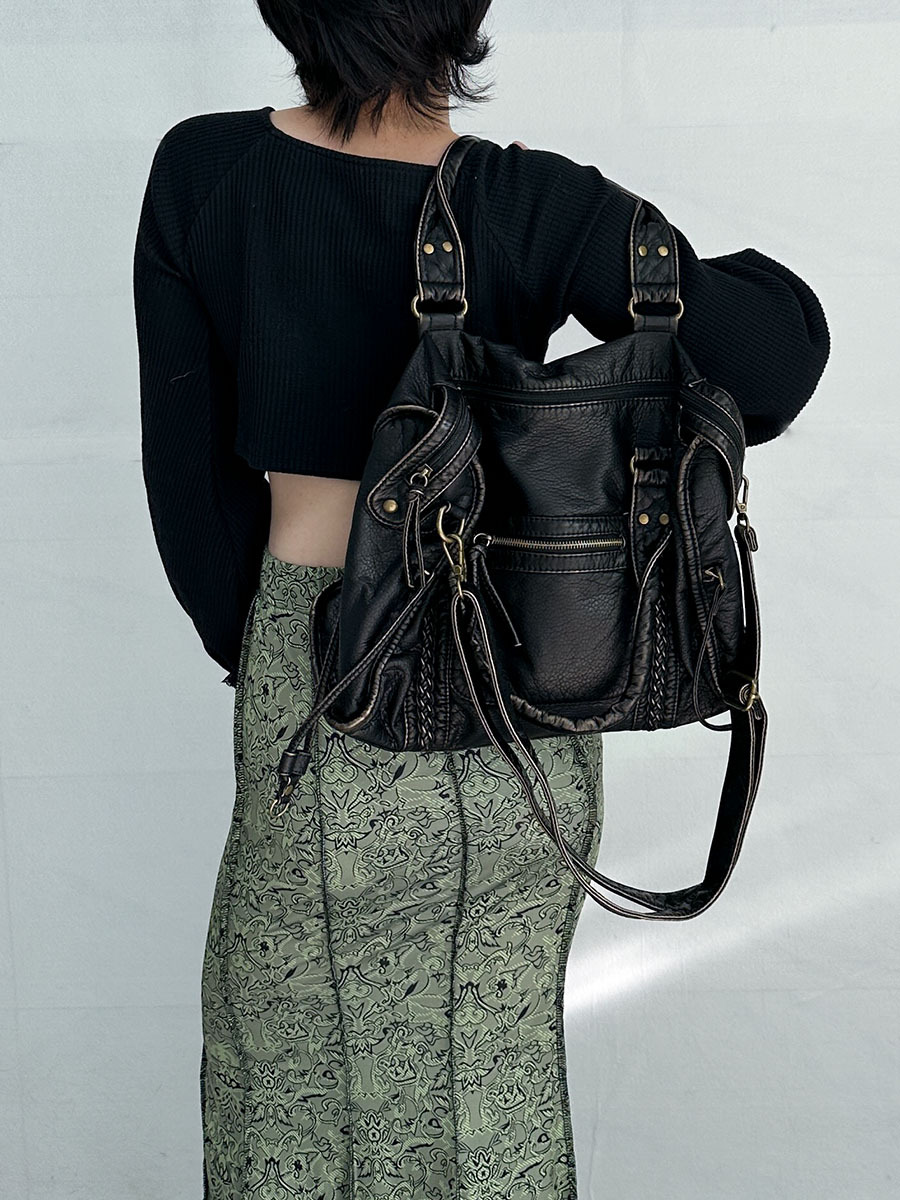 Bloom ™ | Retro leren tas