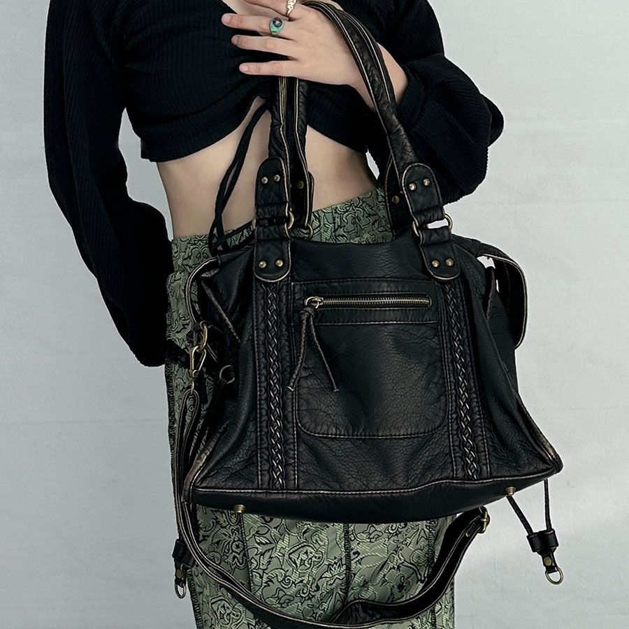 Bloom ™ | Retro leren tas