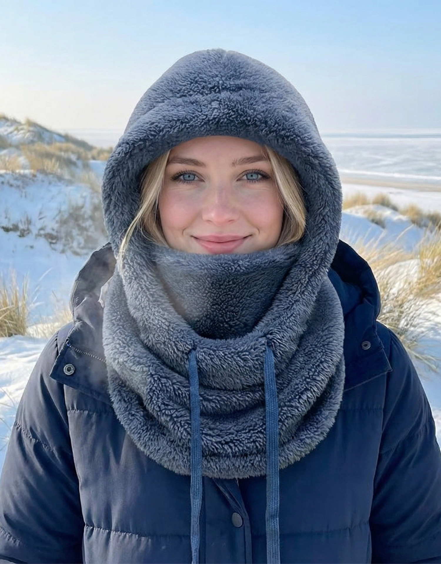 FrostHug Hoodie™ | De beste winter cocon – Extreme warmte, zachte comfort en totale bescherming.