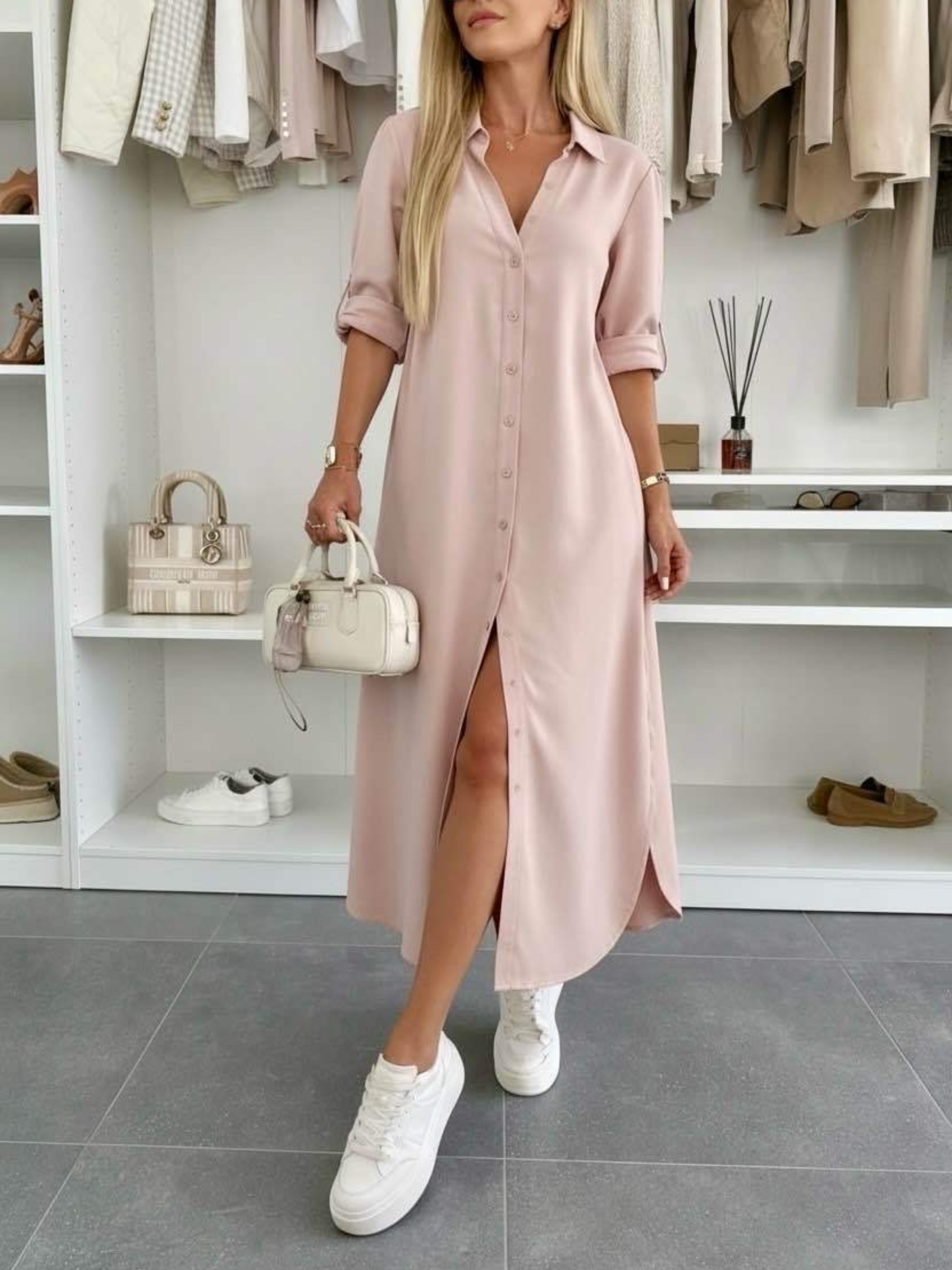 Fenne™ | Premium Oversized Blousejurk – Moeiteloze Stijl & Ultiem Draagcomfort