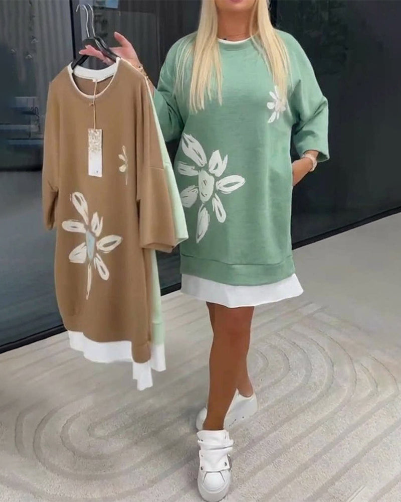 Danique™ | Premium Casual Sweatshirtjurk – Moeiteloze Stijl & Comfort voor Elke Dag