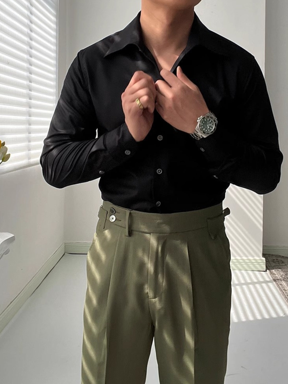 Thomas™ | Slim Fit Heren Overhemd van Bamboe – Moderne Elegantie & Ademend Comfort