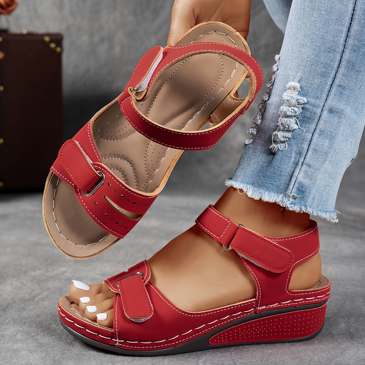 Laluna® | Premium orthopedische comfortabele sandalen – De hele dag pijnvrij lopen.