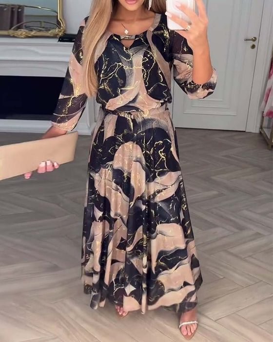 Alessia™ | Premium Szyfonowa Sukienka Maxi – Voel je elke dag speciaal