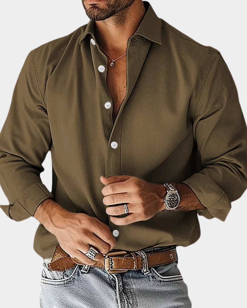 Julian™ | Luxe Stretch Overhemd – Kreukvrij, Comfortabel & Tijdloos
