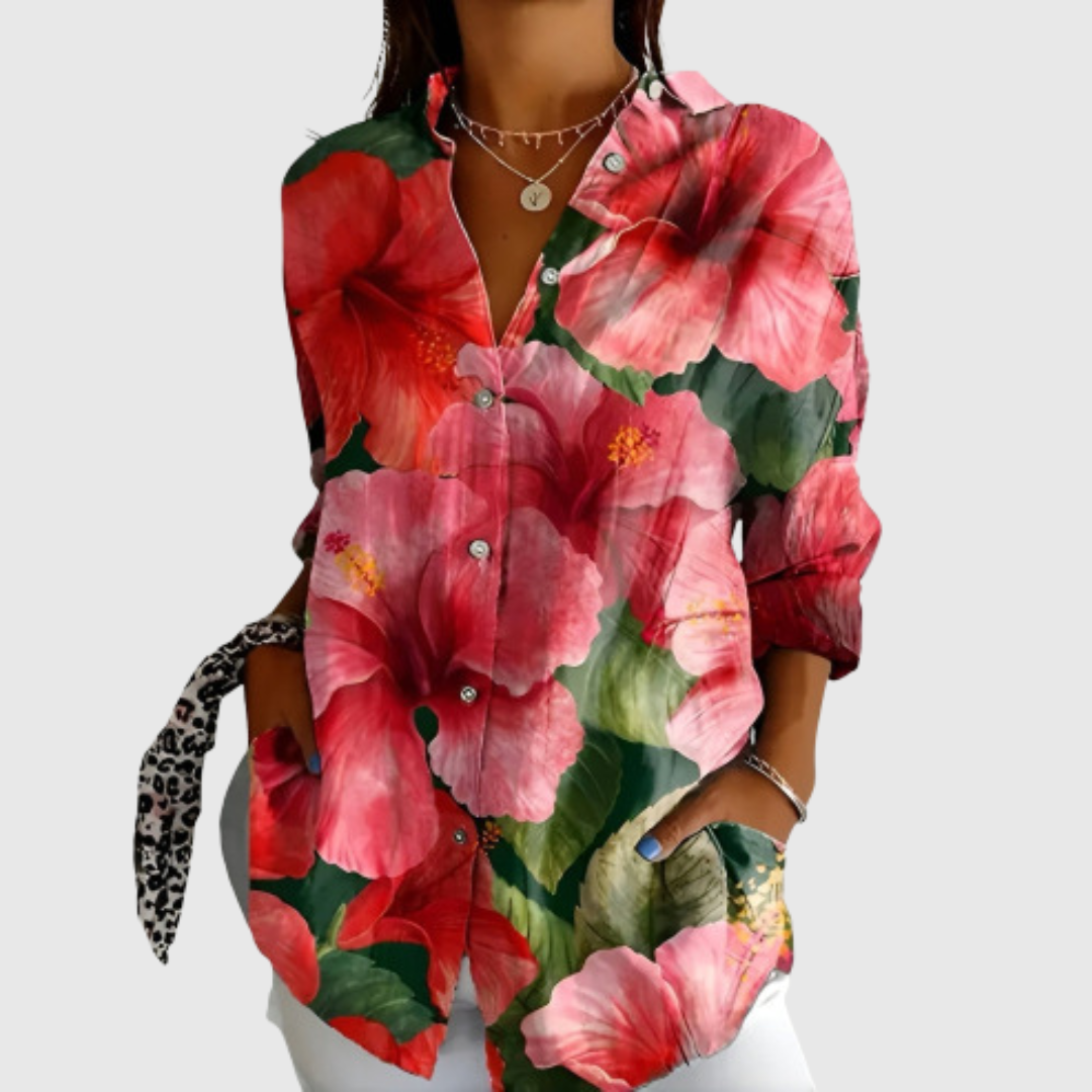 Elegante Bloes met Bloemen