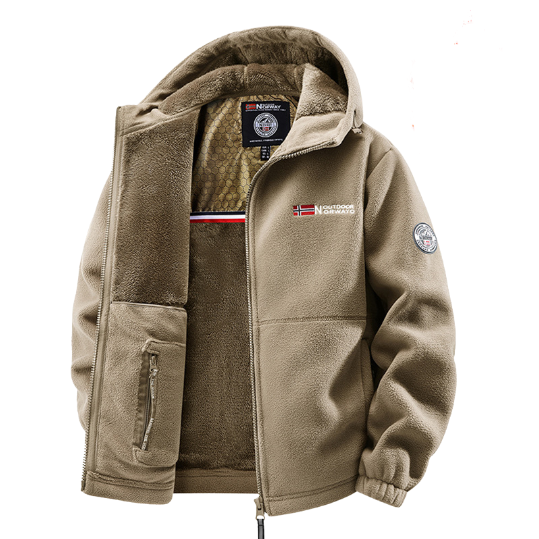 Sven™ | Heren Fleece Jas met Capuchon