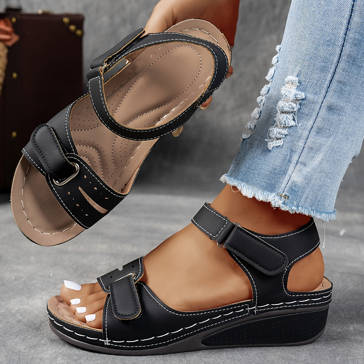 Laluna® | Premium orthopedische comfortabele sandalen – De hele dag pijnvrij lopen.