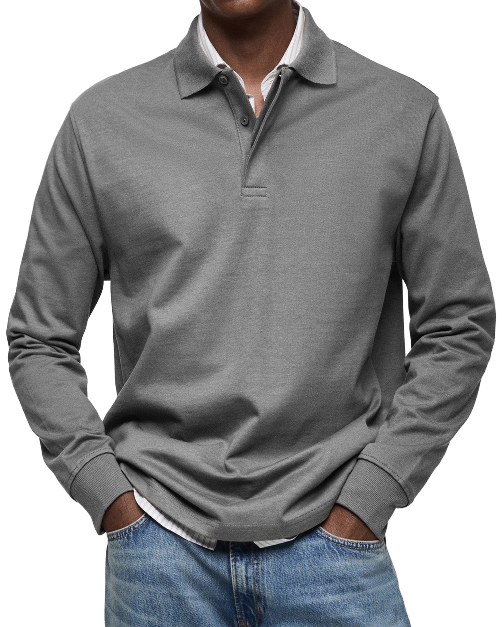 Koen™ | Luxe Polo met Lange Mouwen – Tijdloze Stijl & Dagelijks Comfort