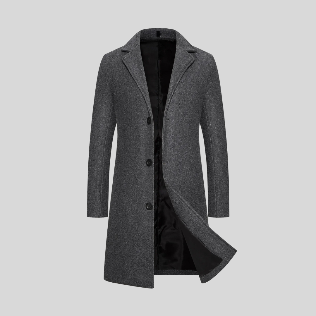 Reinier™ | Luxe Lange Winterjas – Tijdloze Klasse & Verfijnde Warmte