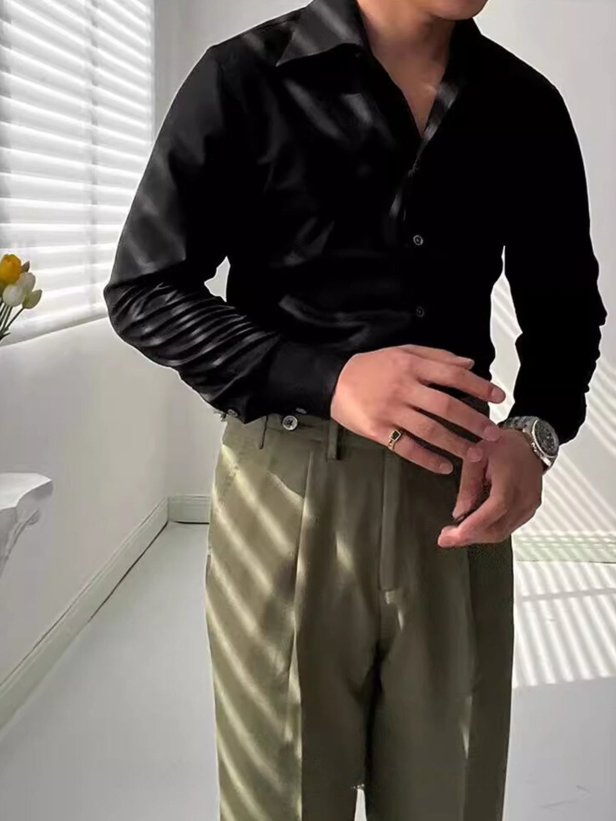 Thomas™ | Slim Fit Heren Overhemd van Bamboe – Moderne Elegantie & Ademend Comfort