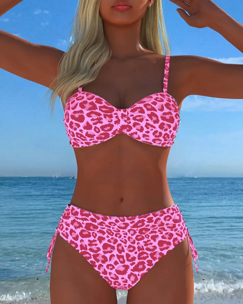 Noella™ | Tweedelige Bikini met Luipaardprint – Zelfverzekerde Elegantie & Comfortabele Pasvorm