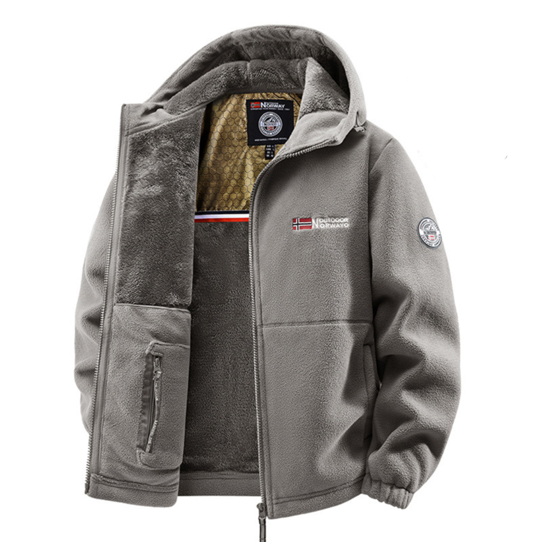Sven™ | Heren Fleece Jas met Capuchon
