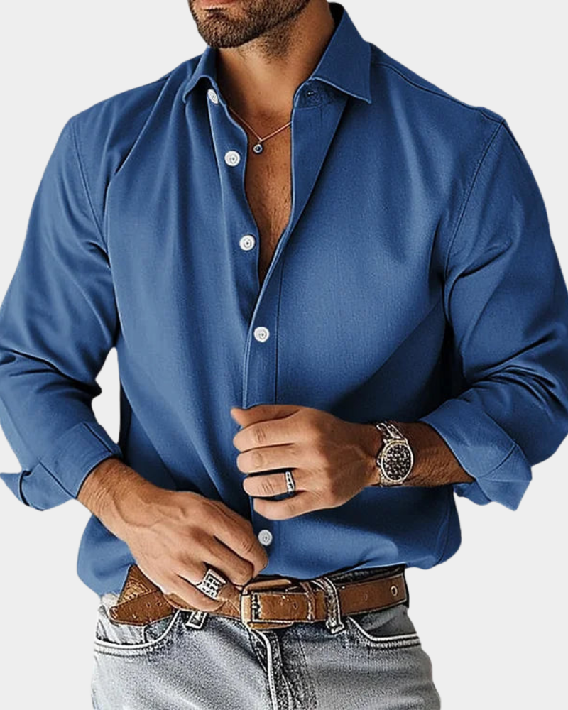 Julian™ | Luxe Stretch Overhemd – Kreukvrij, Comfortabel & Tijdloos