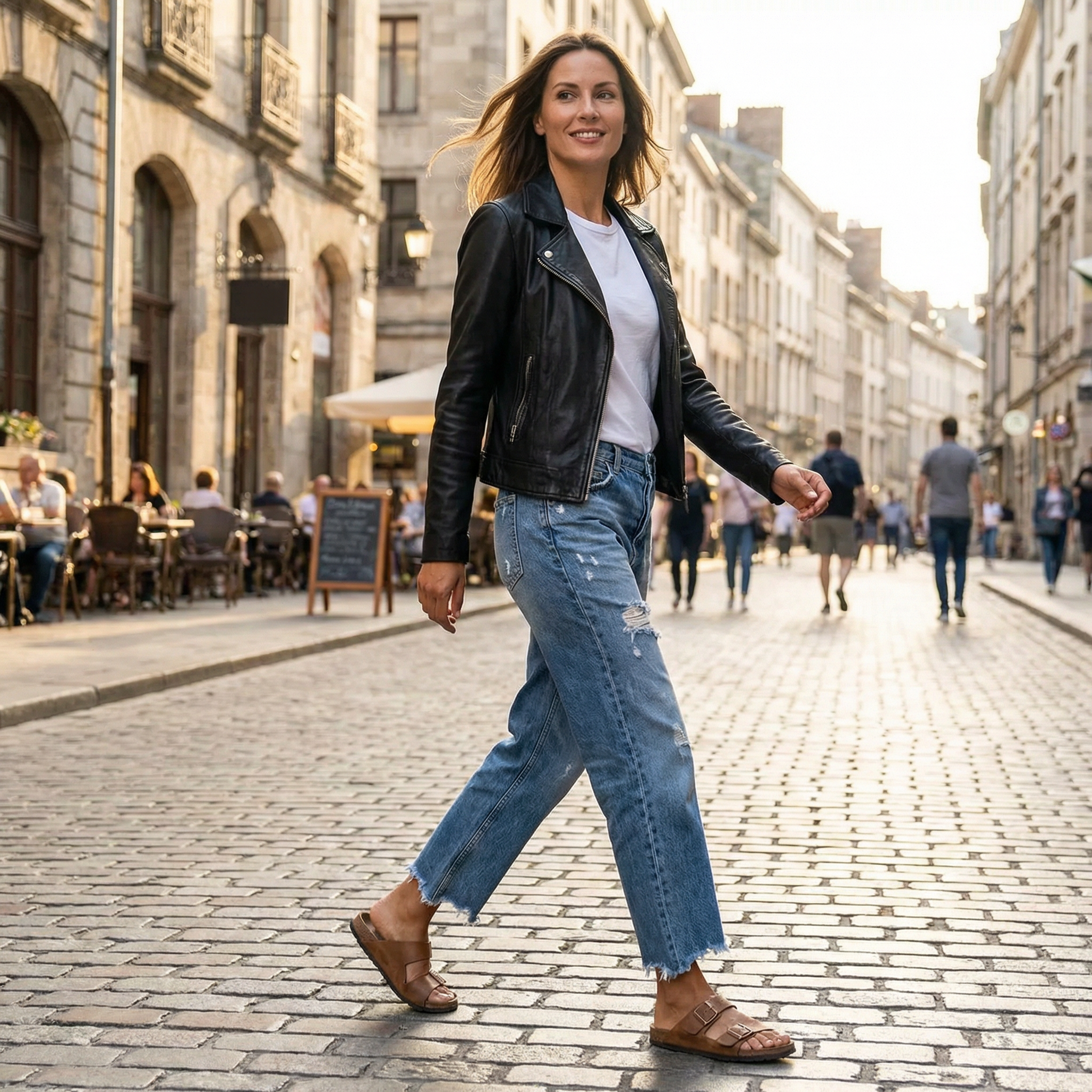 Wieke™ | Premium Cropped Jeans – Tijdloze Pasvorm & Moeiteloze Stijl