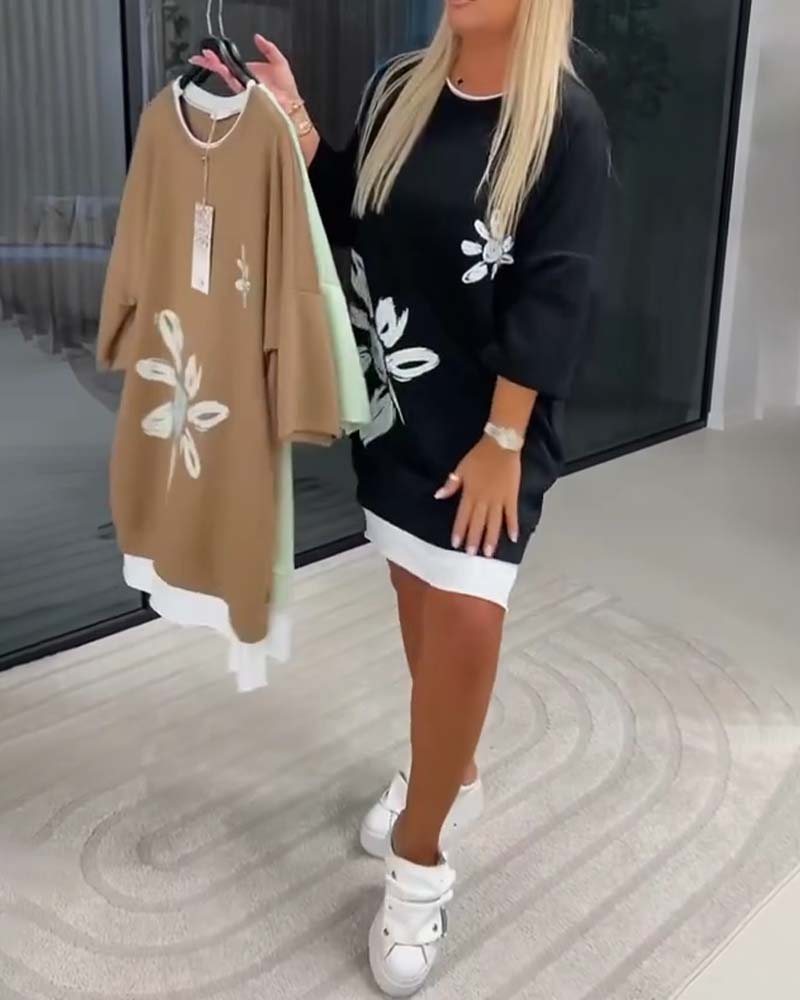 Danique™ | Premium Casual Sweatshirtjurk – Moeiteloze Stijl & Comfort voor Elke Dag