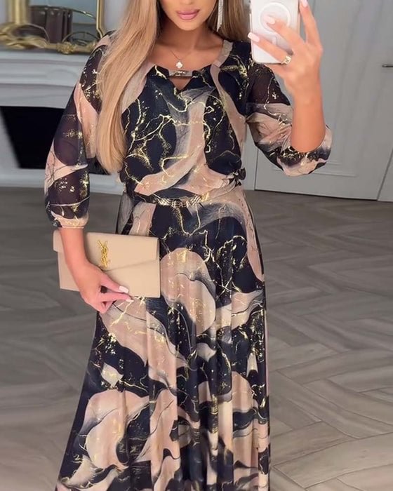 Alessia™ | Premium Szyfonowa Sukienka Maxi – Voel je elke dag speciaal