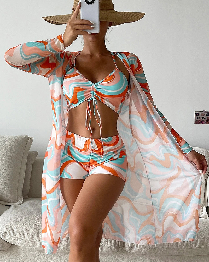 Greta® | 3-Delige Bikini Set met Print