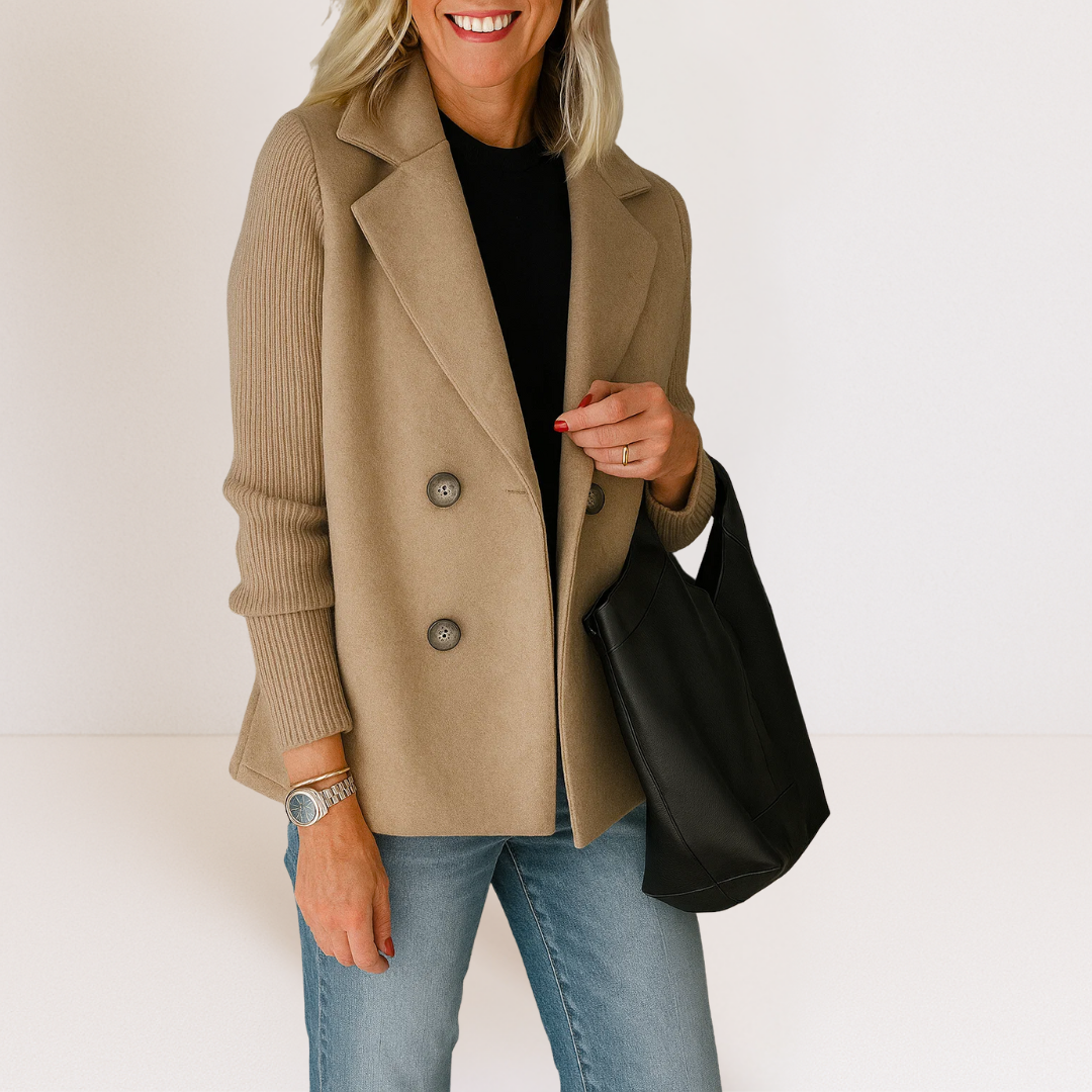 Elena™ | Luxe Double-Breasted Blazer