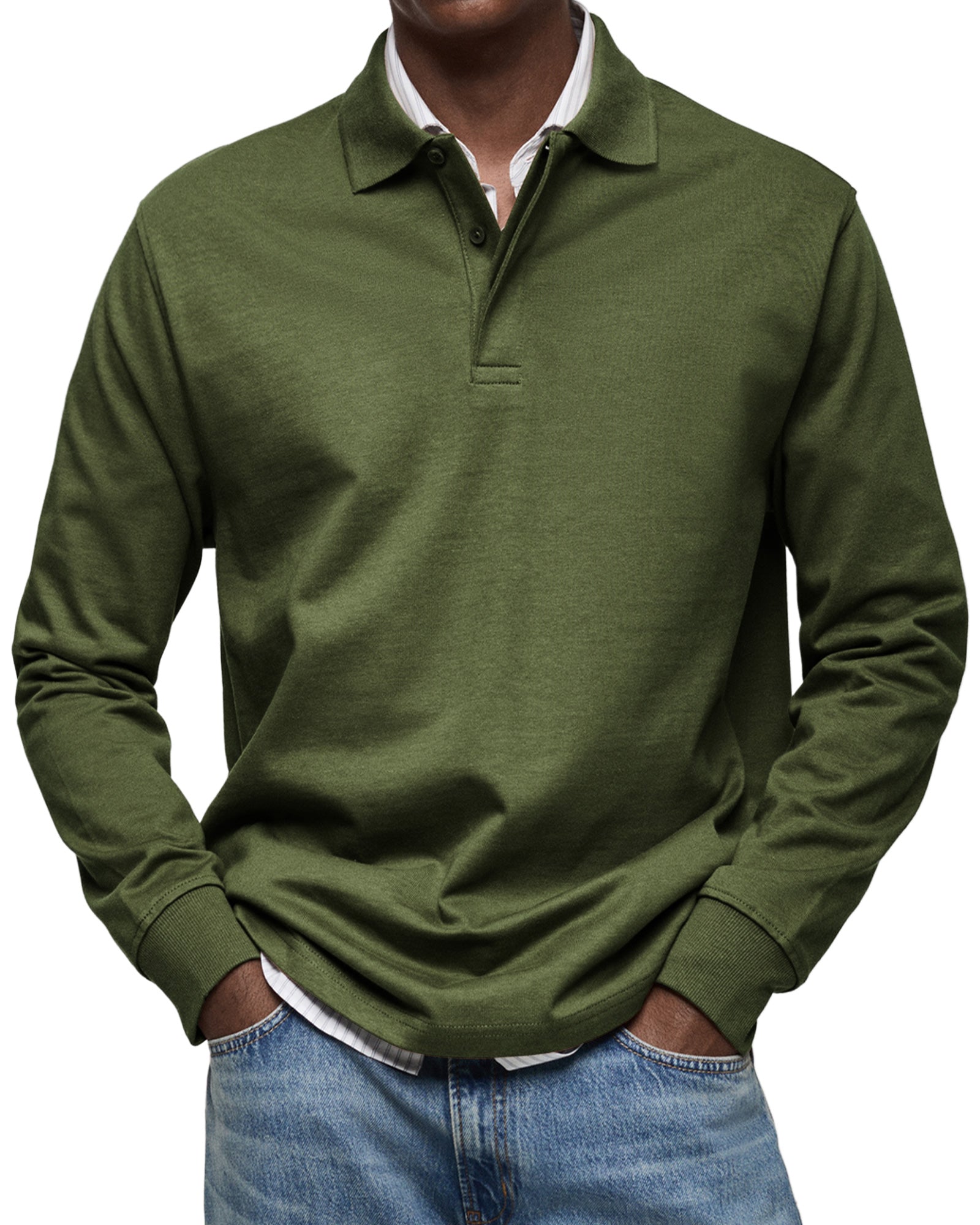 Koen™ | Luxe Polo met Lange Mouwen – Tijdloze Stijl & Dagelijks Comfort