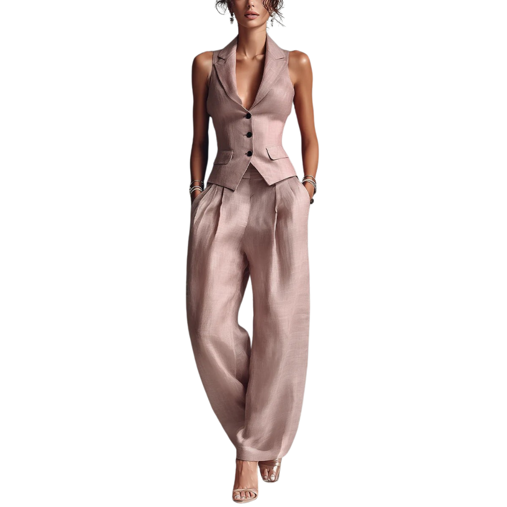 Anitia™ | Elegante, op maat gemaakte tweedelige set – Verfijnd en tijdloos