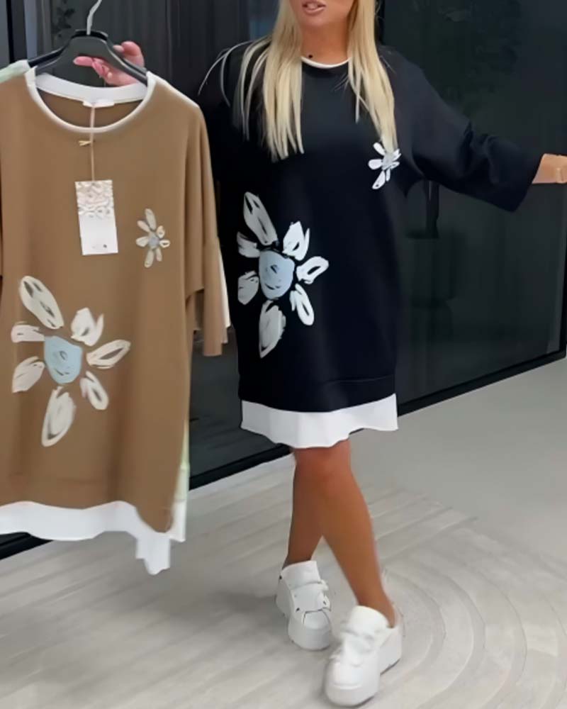 Danique™ | Premium Casual Sweatshirtjurk – Moeiteloze Stijl & Comfort voor Elke Dag