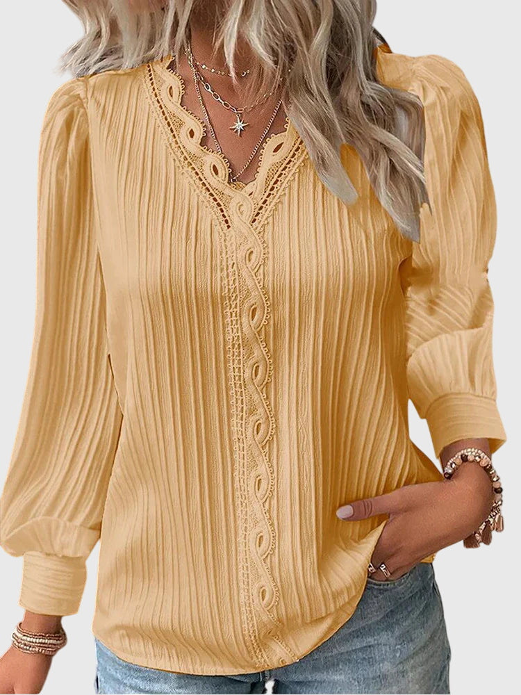 Andrea™ | Elegante trui-blouse