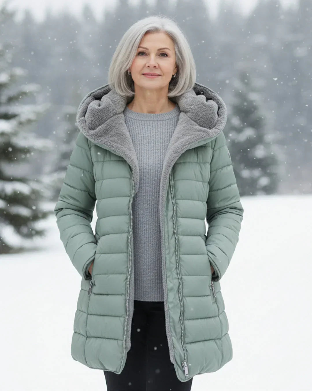 Olivia™ | Ultra-Warme Gewatteerde Winterjas – Gezellige Comfort Ontmoet Tijdloze Elegant.
