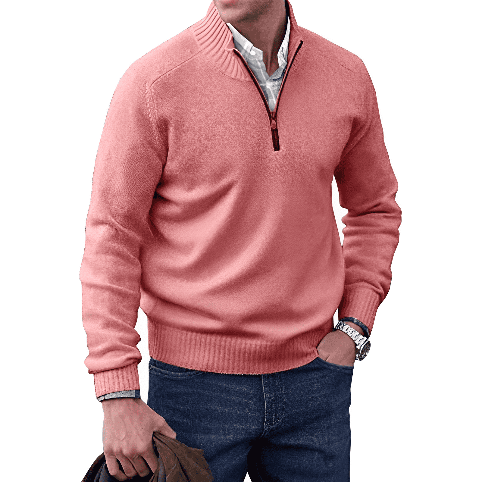 Sjoerd™ | Zip Trui met Kraag – Stijlvol Comfort & Moeiteloze Veelzijdigheid ( 1+1 Gratis )