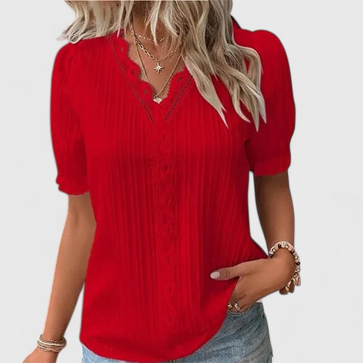 Bloom™ | Elegante V-hals Blouse