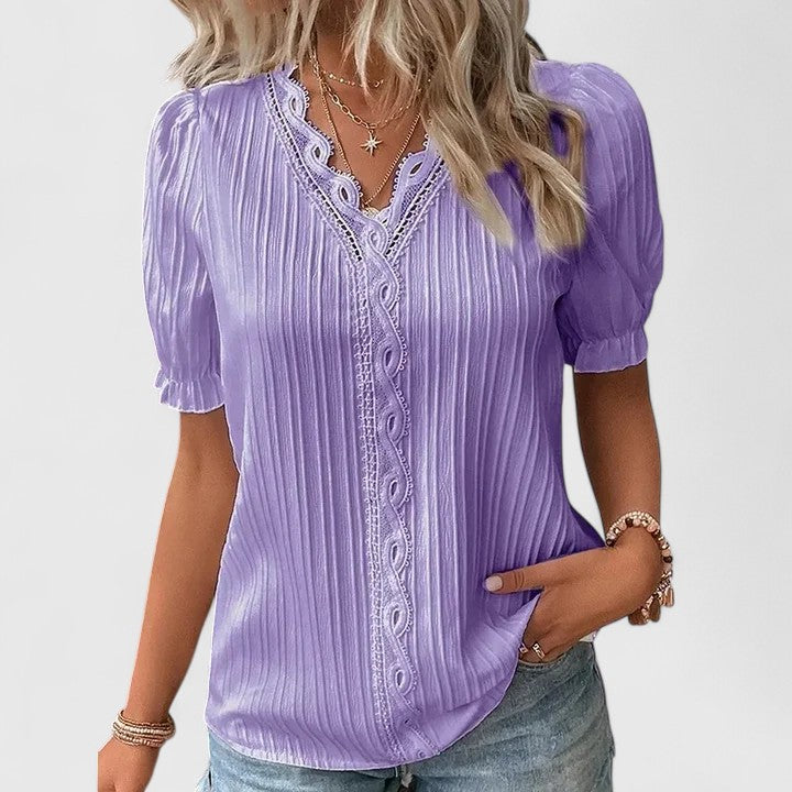 Bloom™ | Elegante V-hals Blouse