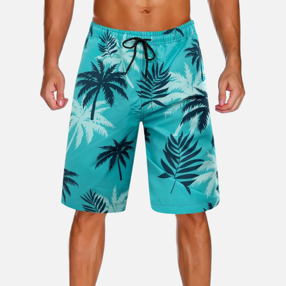 Chad™ | Signature Palm Print Swim Shorts – Klaar voor vakantie, grote vraag