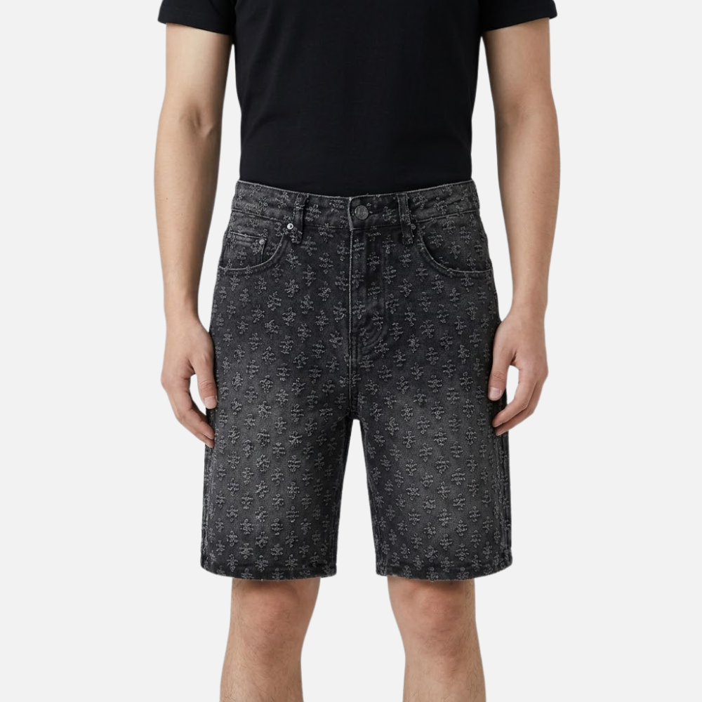 Mark™ | Premium denim shorts met textuur – Luxe gevoel, beperkte voorraad