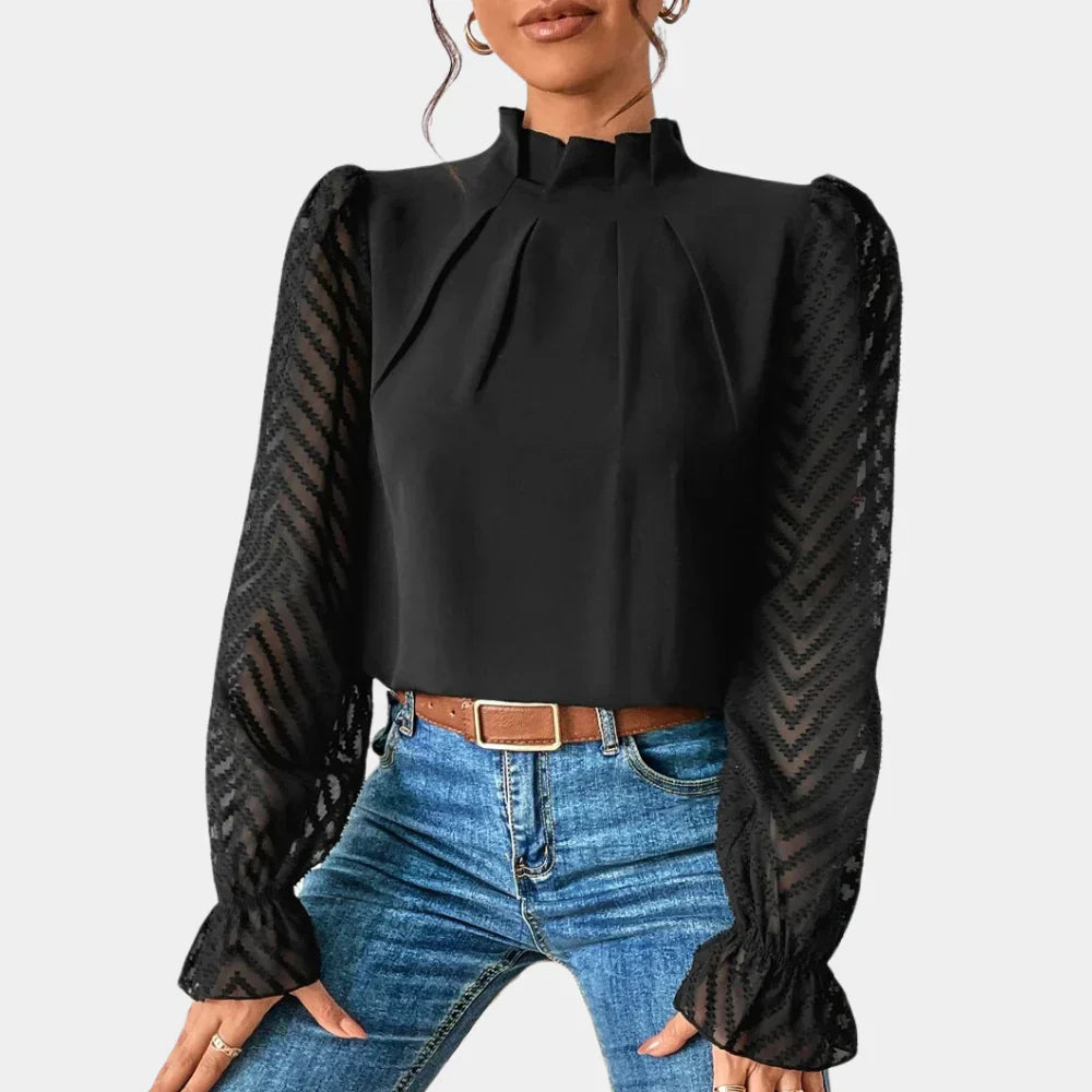 Ava | Lichte blouse van mousseline