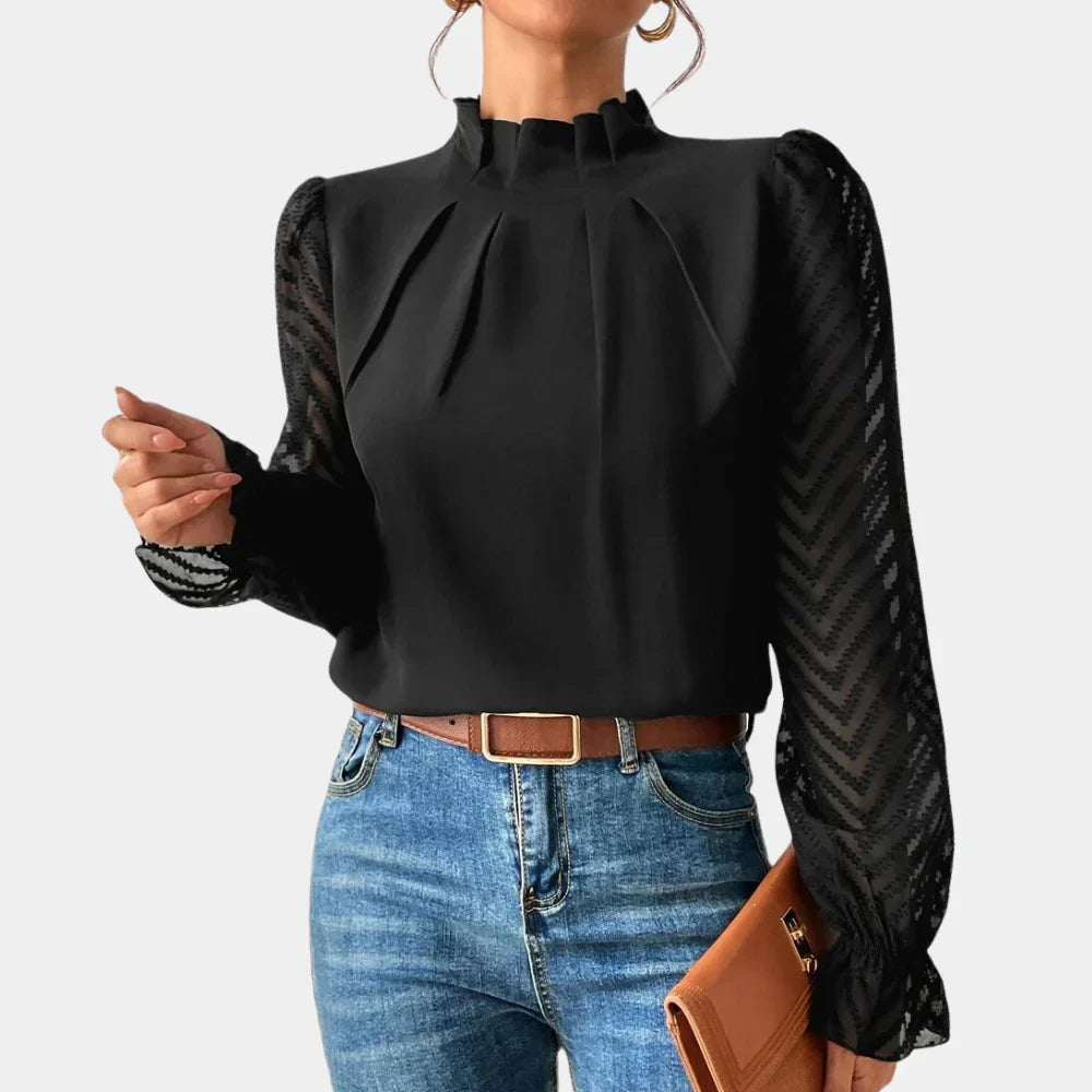Ava | Lichte blouse van mousseline
