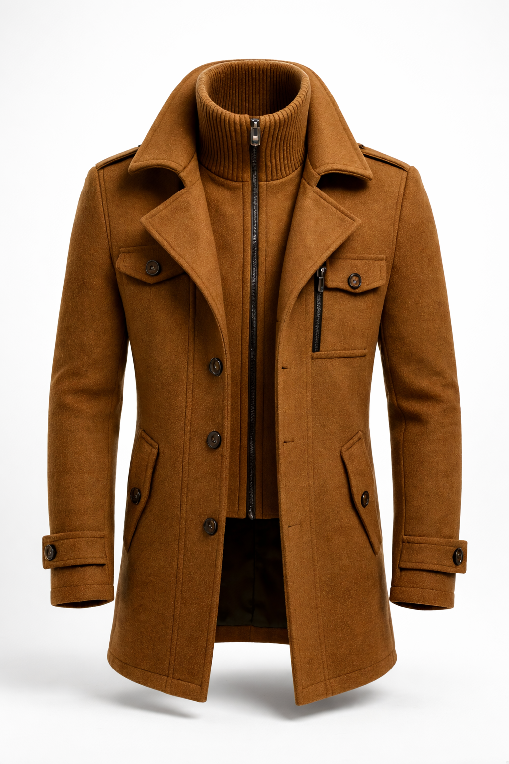 Herman™ | Luxe Winter Overjas – Tijdloze Klasse, Warmte & Verfijnde Structuur