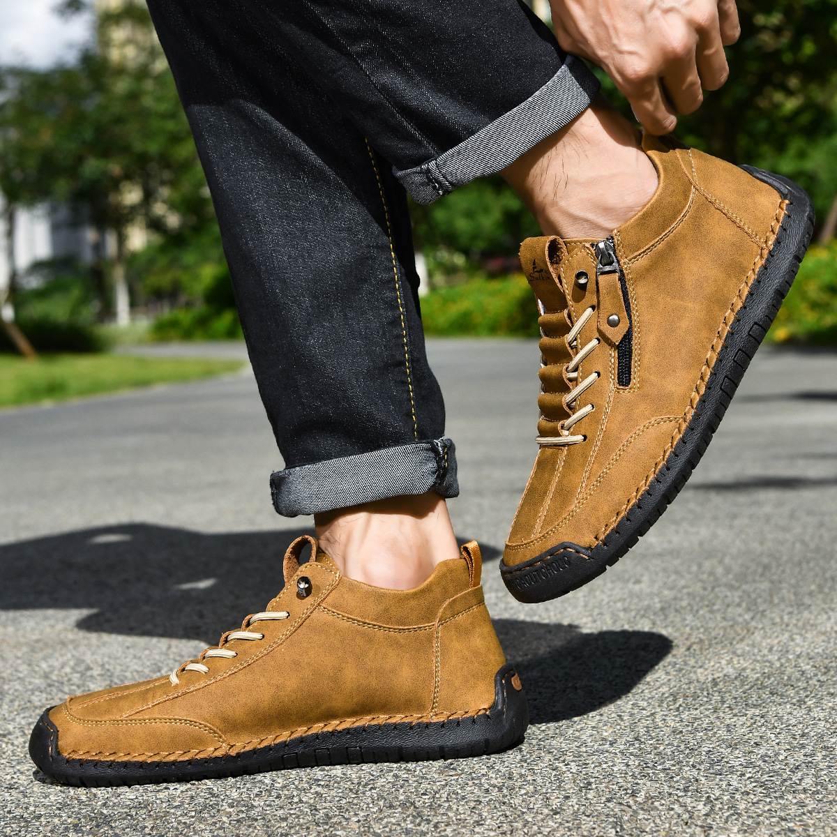 Henk™ | Premium Comfort Sneakers – Stevige Ondersteuning & Natuurlijk Loopgevoel