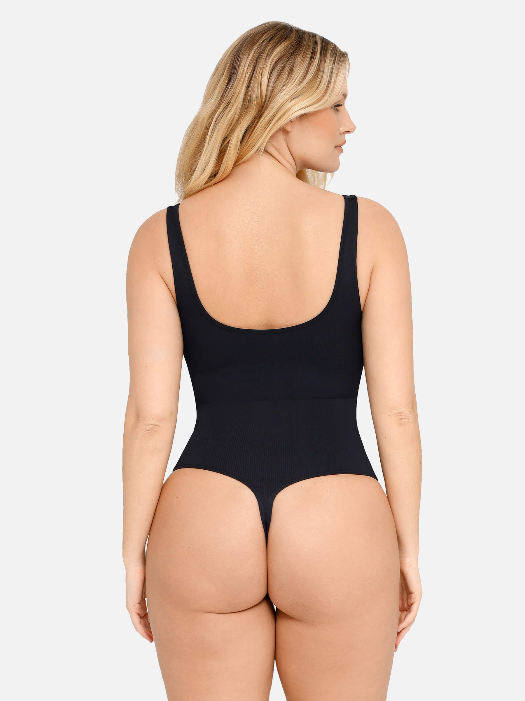 Bloom ™ | Ribbled V Neck Bodysuit String