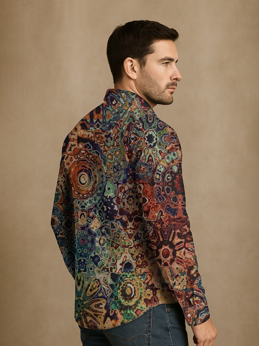 Bloom™ | Luxe Artistiek Print Overhemd – Unieke Stijl & Expressief Karakter