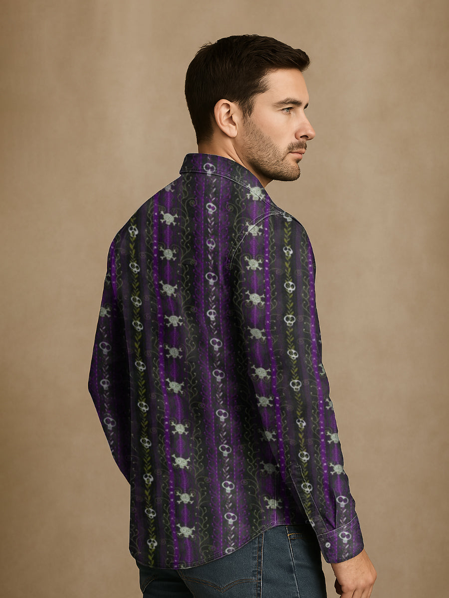 Bloom™ | Premium Gothic Print Overhemd – Gedurfde Stijl & Uniek Karakter