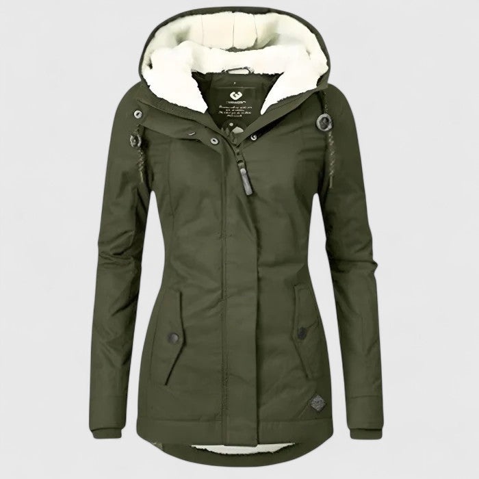 Seravia™ | Exclusieve Waterdichte Winterjas – Voel je Warm, Beschermd & Zelfverzekerd