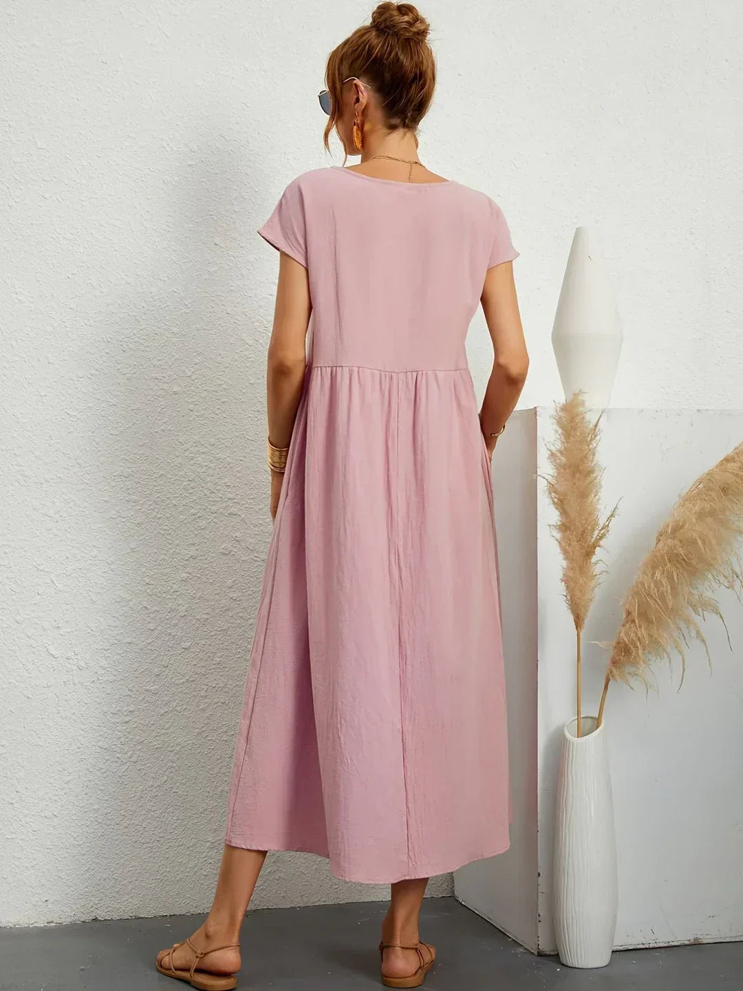 Gabrielle™ | Soepelvallende midijurk – Tijdloze elegantie & beperkte voorraad