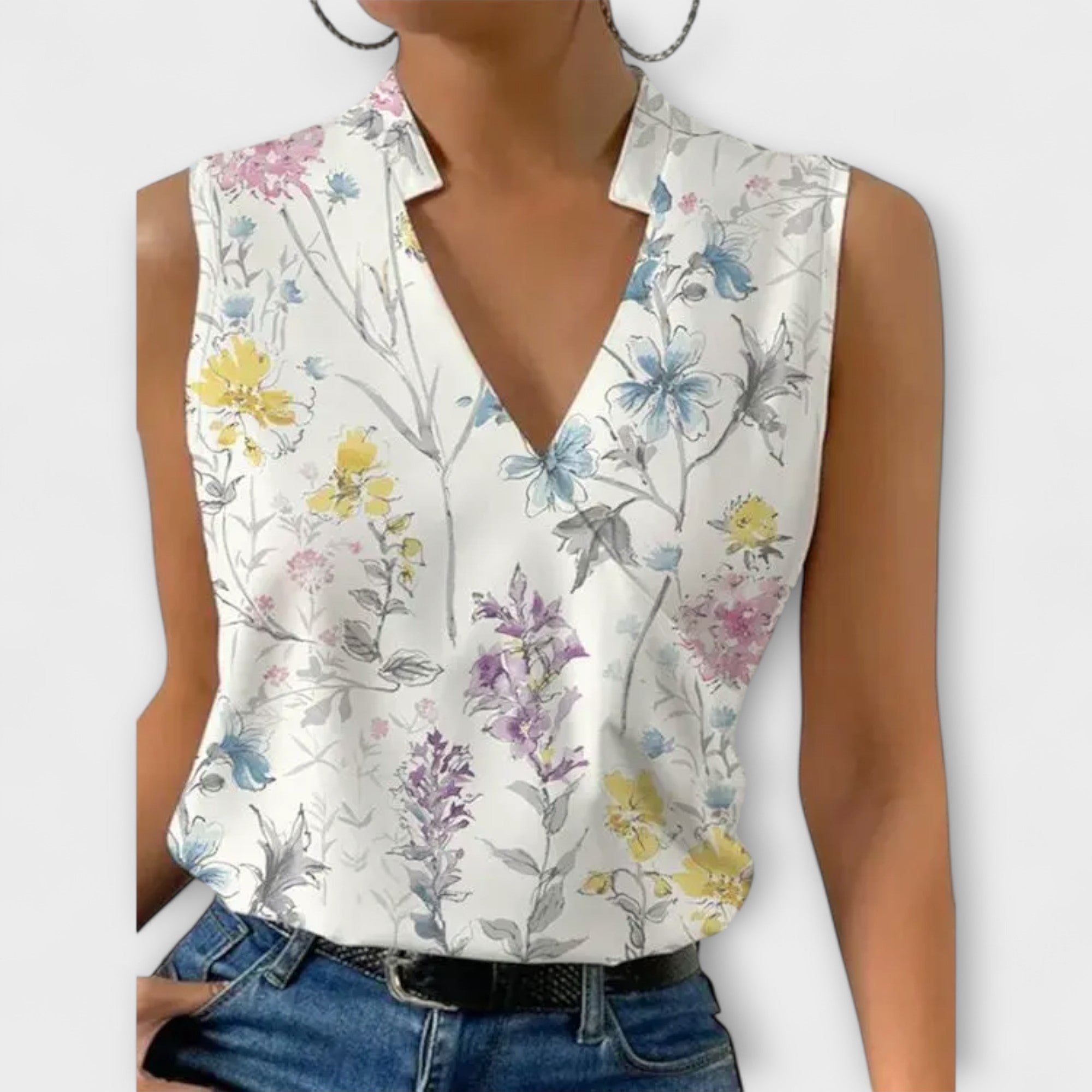 Bloom™ | Verfijnde V-Hals Top