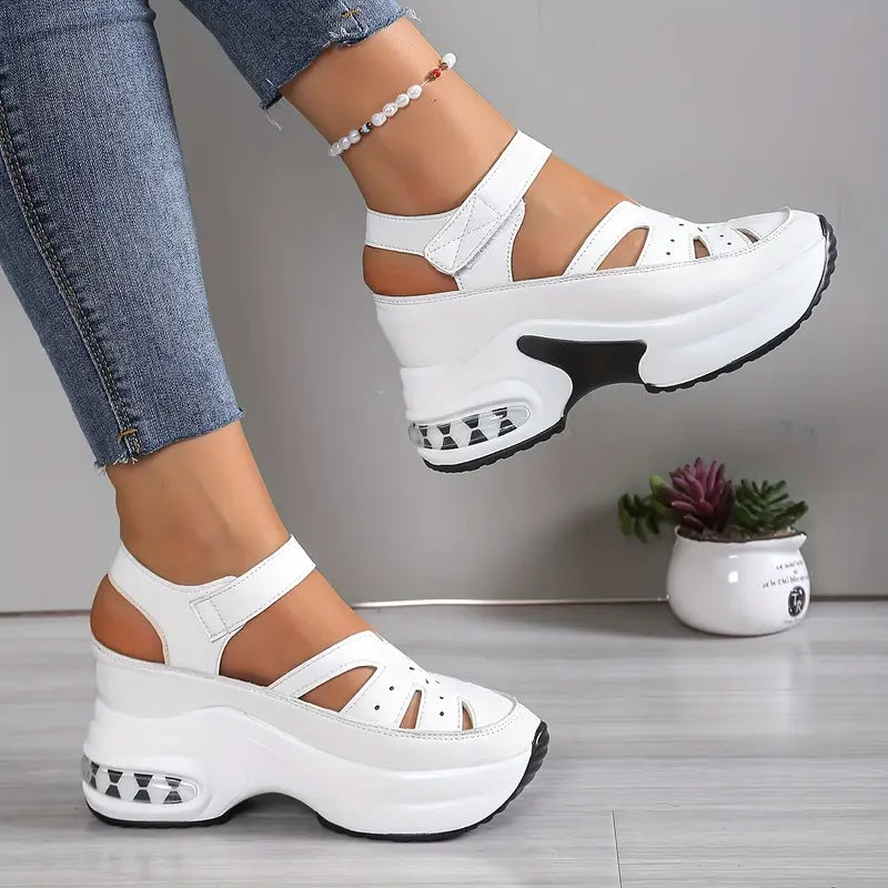 Yvette™ | Premium Orthopedische Comfort Sandalen – Pijnvrij Lopen & Zachte Ondersteuning